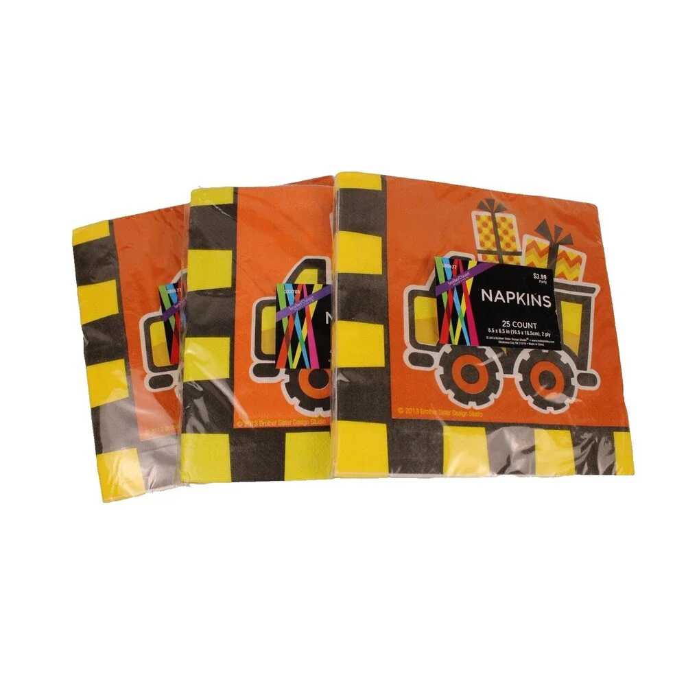 Construction Birthday Party Supplies Dump Truck Party Decorations Kits Set